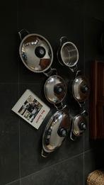 AMC pannenset ook voor inductie, Pannenset, Ophalen of Verzenden, Zo goed als nieuw, Rvs