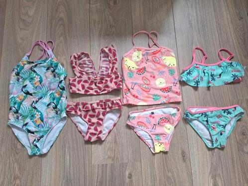 Badpak en bikini's maat 110/116, Kinderen en Baby's, Kinderkleding | Maat 110, Zo goed als nieuw, Meisje, Sport- of Zwemkleding