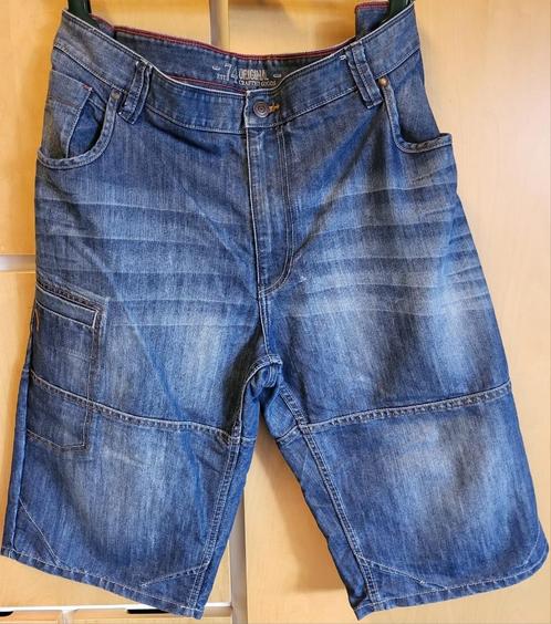 NIEUWE Canda spijker bermuda maat 64, Kleding | Heren, Grote Maten, Nieuw, Broek of Spijkerbroek, Blauw, Ophalen of Verzenden