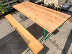 Biertafel, Tuin en Terras, Picknicktafels, Ophalen, Zo goed als nieuw, Rechthoekig