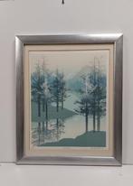 *Zeefdruk James Hagen " Deep Lake ", Antiek en Kunst, Kunst | Etsen en Gravures, Ophalen