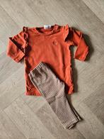 Leuke set: jurk en legging maat 68/74, Kinderen en Baby's, Babykleding | Maat 68, Jurkje of Rokje, Zo goed als nieuw, Prenatal