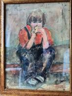 aquarel van Hein Smit  (35 x 40 cm), Antiek en Kunst, Ophalen of Verzenden