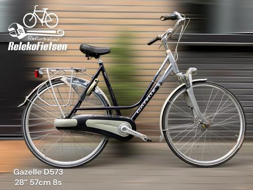 Gazelle damesfiets 573, Fietsen en Brommers, Fietsen | Dames | Sportfietsen en Toerfietsen, Zo goed als nieuw, Gazelle, Minder dan 10 versnellingen
