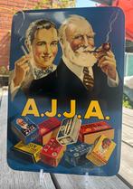 AJJA Tabaksbord Blik 1950 , zeldzaam !!, Verzamelen, Merken en Reclamevoorwerpen, Ophalen of Verzenden, Gebruikt, Reclamebord