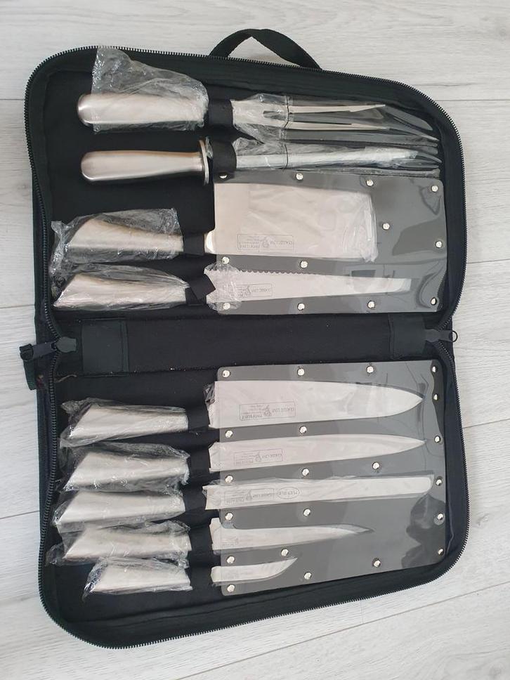 Complete Messenset in Koffer - Nieuw!, Huis en Inrichting, Keuken | Bestek, Nieuw, Bestekset, Rvs of Chroom, Ophalen of Verzenden