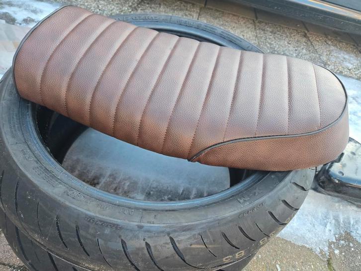 Caferacer Zitting Leer Bruin - NIEUW, Auto diversen, Autosport-onderdelen, Nieuw, Ophalen of Verzenden