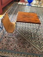 Dutch design Brabantia vintage bijzettafel, Ophalen, Gebruikt, Vierkant, 55 tot 75 cm