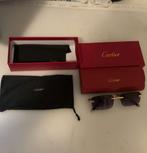 Cartier Zonnebril Zwart/Goud, Sieraden, Tassen en Uiterlijk, Zonnebrillen en Brillen | Heren, Overige merken, Zonnebril, Zwart