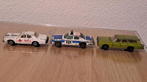 Mercury commuter station, Plymouth gran fury en rescue wagen, Hobby en Vrije tijd, Modelauto's | 1:87, Gebruikt, Auto, Overige merken