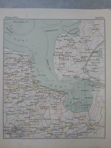 005 / plattegrond van ANWB Delfzijl ( rond 1900 ) beschikbaar voor biedingen