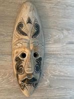 Leuk klein wandmaskertje hout, Huis en Inrichting, Woonaccessoires | Overige, Ophalen