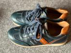 Blauwe leren jongens sneakers pantofola d’oro 36, Ophalen of Verzenden, Zo goed als nieuw, Jongen, Schoenen