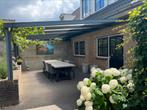 Gebruikte aluminium terrasoverkapping antraciet 605 x 425 cm, Ophalen, Gebruikt, Veranda