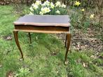 Vintage bijzettafeltjes, Minder dan 55 cm, Gebruikt, Rechthoekig, Hout