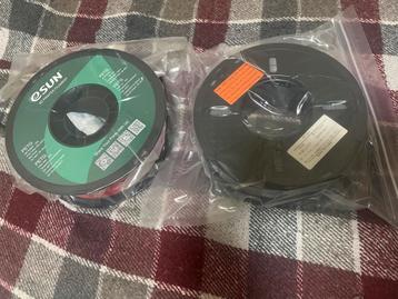 2x Nieuw PETG 3D Printer Filament - eSun & Grijs beschikbaar voor biedingen