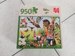 puzzel at the forest with the gnomes - 950 stukjes - jumbo, Hobby en Vrije tijd, Denksport en Puzzels, Ophalen of Verzenden, 500 t/m 1500 stukjes