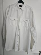 witte sportief overhemd, Kleding | Heren, Overhemden, Ophalen of Verzenden, Zo goed als nieuw, Wit