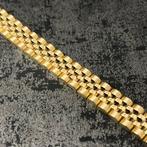 14k gouden armband massief rolex schakel, Ophalen of Verzenden, Zo goed als nieuw, Goud
