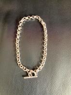 Jasseron schakelKetting 44 cm MKM design, Sieraden, Tassen en Uiterlijk, Kettingen, Ophalen of Verzenden, Zo goed als nieuw, Zilver