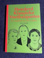 Boek: Honderd Klassieke Voetbalquotes – Herco Kruik., Ophalen of Verzenden, Zo goed als nieuw, Balsport, Herco Kruik.