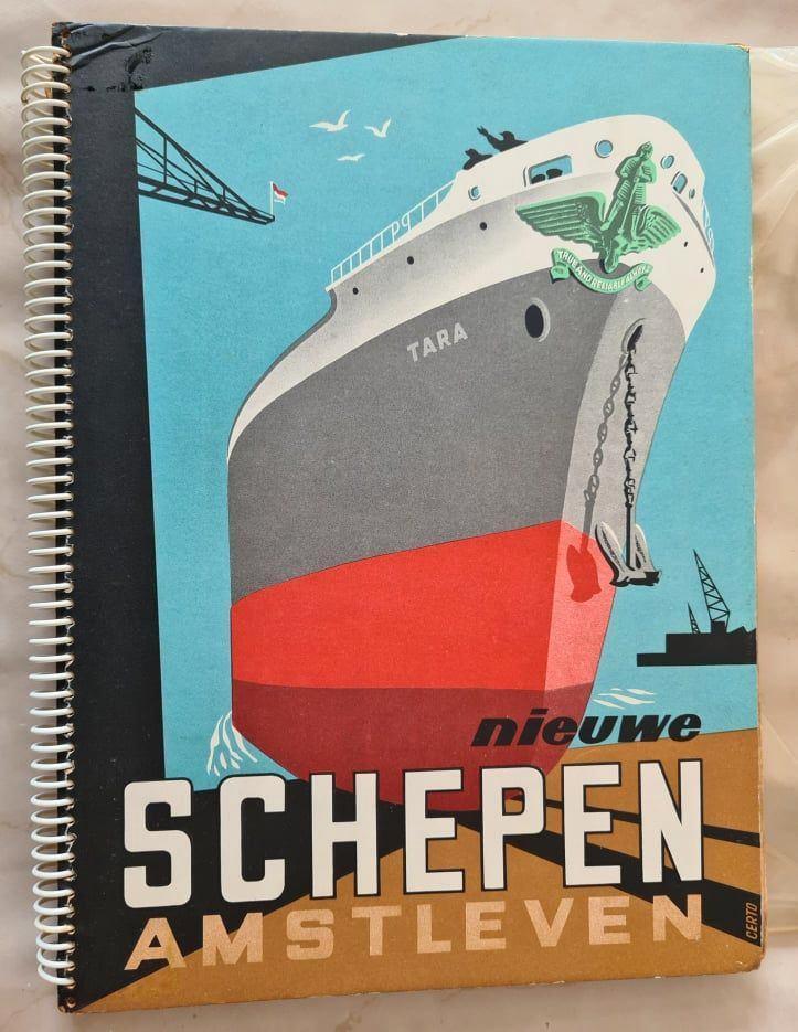 Nieuwe schepen van Amstleven uit 1954, Verzamelen, Scheepvaart, Gebruikt, Boek of Tijdschrift, Motorboot, Ophalen of Verzenden