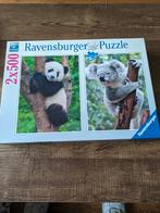 Ravensburger puzzel 2 x 500 stukjes panda en koala, Ophalen of Verzenden, 500 t/m 1500 stukjes, Legpuzzel, Zo goed als nieuw