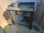 Oppottafel steigerhout gratis, Tuin en Terras, Ophalen, Gebruikt, Hout, Overige typen