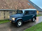 Land Rover Defender 110 2.4 Hard TOP 2011 lage km!!, Auto's, Land Rover, Euro 5, Zwart, 4 cilinders, Blauw