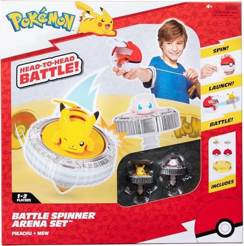 Jazwares Pokémon Battle Spinner Arena Set, Kinderen en Baby's, Speelgoed | Overig, Nieuw, Jongen of Meisje, Ophalen of Verzenden