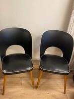 Vintage coctail kuipstoeltjes Thonet, Huis en Inrichting, Stoelen, Gebruikt, Twee, Zwart, Ophalen of Verzenden
