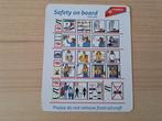 Air Malta A320 flight safety card, Ophalen of Verzenden, Gebruikt, Schaalmodel