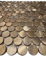 Reflections Penny Round Mozaïek goud, aluminium 19mm, Doe-het-zelf en Verbouw, Tegels, Nieuw, Minder dan 20 cm, 10 m² of meer
