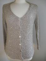 JUBYLEE vest zand met pailletten maat M, Kleding | Dames, Maat 38/40 (M), Beige, Ophalen of Verzenden, Zo goed als nieuw