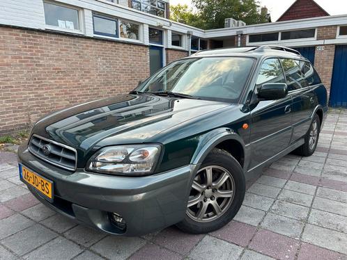 Subaru Legacy 2.5 St.wgn Outback AUT AWD 2002 Groen, Auto's, Subaru, Bedrijf, Legacy, Airbags, Airconditioning, Centrale vergrendeling