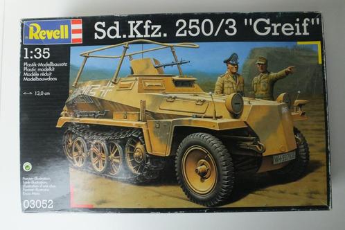 Revell German Sd.Kfz. 250/3 "Greif" Half Track 1:35, Hobby en Vrije tijd, Modelbouw | Auto's en Voertuigen, Nieuw, Truck, 1:32 tot 1:50