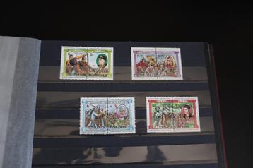 Klein kavel postfrisse blokken  uit de serie Kings & Queens beschikbaar voor biedingen