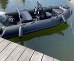 Grand silverline rib 370 de luxe ZGAN (zwart), Watersport en Boten, Rubberboten, Zo goed als nieuw, Benzine, Minder dan 70 pk