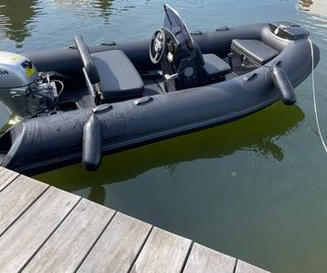 Grand silverline rib 370 de luxe ZGAN (zwart) beschikbaar voor biedingen