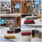 Grote collectie Marklin treinen,, Hobby en Vrije tijd, Modeltreinen | H0, Wisselstroom, Gebruikt, Ophalen of Verzenden, Rails