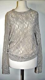 Graumann beige/grijze kanten katoenen top, maat M, Maat 38/40 (M), Graumann, Verzenden, Beige