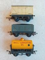 H0#498 Triang goederenwagons., Overige merken, Gebruikt, Gelijkstroom of Wisselstroom, Brug, Tunnel of Gebouw