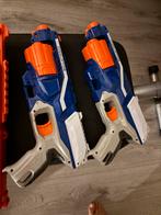 Nerf Set: 5 Blasters - Revolvers & Machinegeweer, Ophalen of Verzenden, Gebruikt, Jongen of Meisje