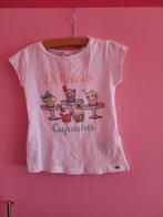 Shirtje met cupcakes en strass, Kinderen en Baby's, Kinderkleding | Maat 104, Meisje, Ophalen of Verzenden, Zo goed als nieuw