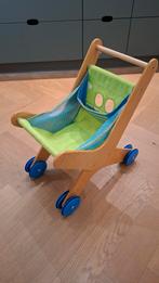 Haba Houten Kinder Winkelwagen poppenwagen, Ophalen, Zo goed als nieuw, Rij- of Hobbelspeelgoed