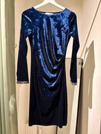 Paraphrase jurk blauw velvet XS, Blauw, Cocktailjurk, Ophalen of Verzenden, Zo goed als nieuw