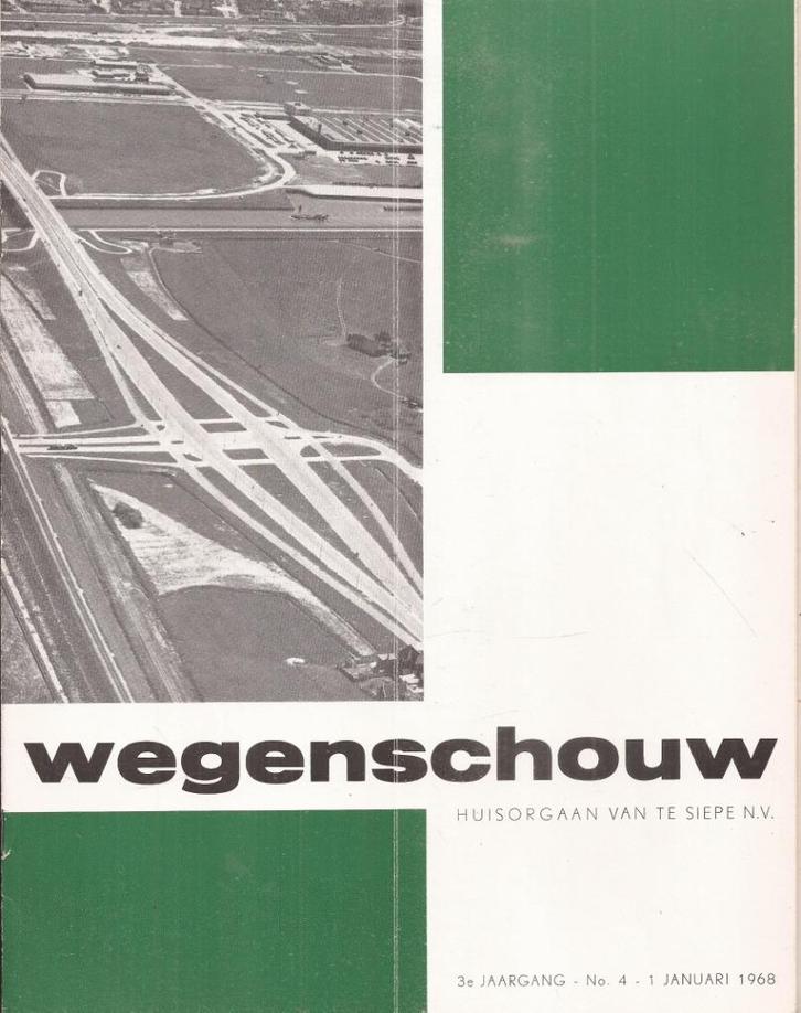 Zwolle Wegenschouw Huisorgaan Te Siepe N.V. 3e jrg No 4 1968, Boeken, Geschiedenis | Stad en Regio, Gelezen, 20e eeuw of later