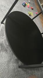 Ronde salon tafel, Ophalen, 50 tot 100 cm, Rond, Glas