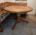 Grenen grote ronde eettafel, Huis en Inrichting, Tafels | Eettafels, Ophalen, Gebruikt, Rond, Landelijk