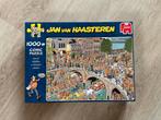 Jan van Haasteren puzzel 1000 stukken koningsdag, Ophalen of Verzenden, 500 t/m 1500 stukjes, Zo goed als nieuw
